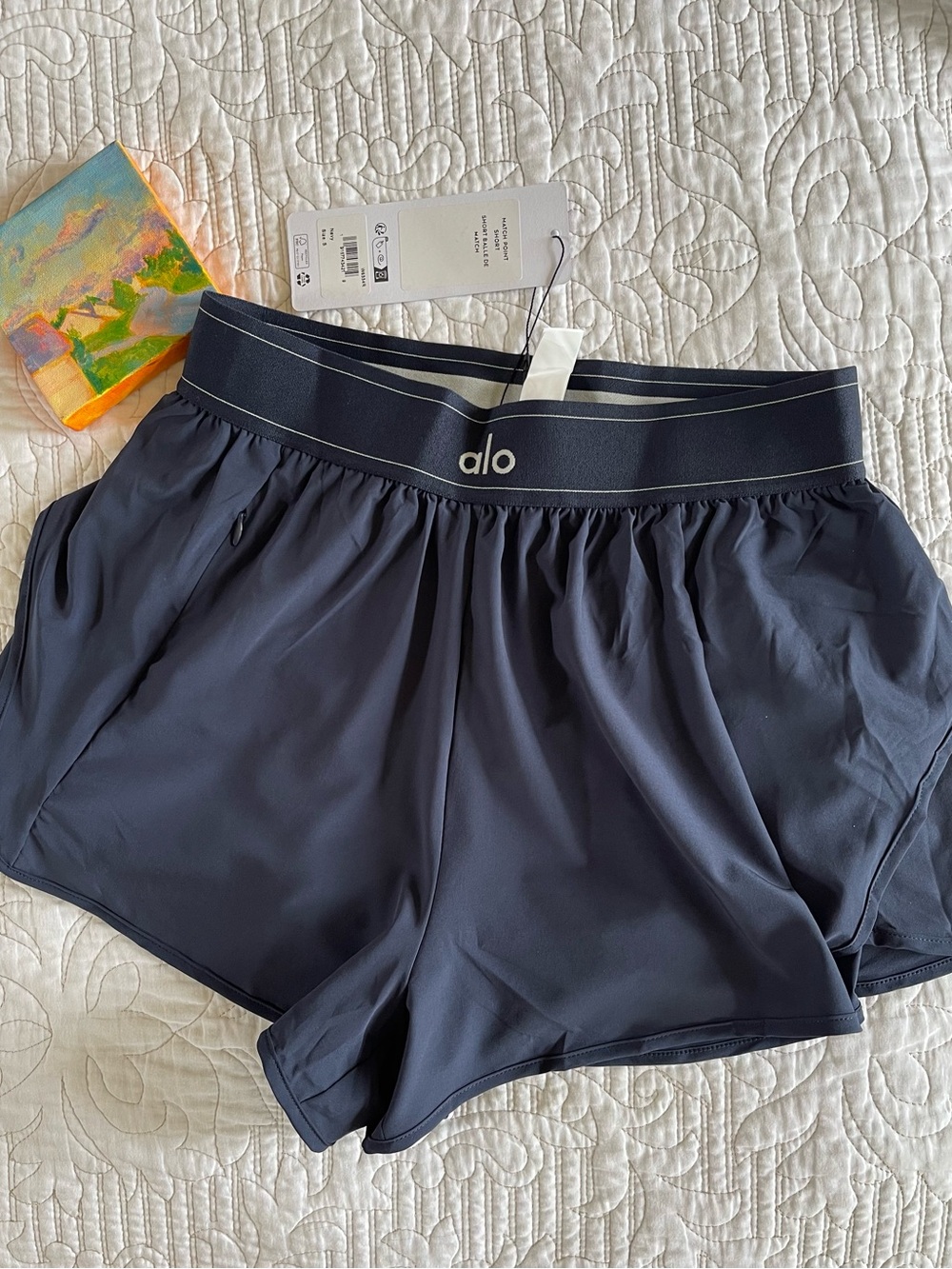 NWT ALO Match Point Short navy